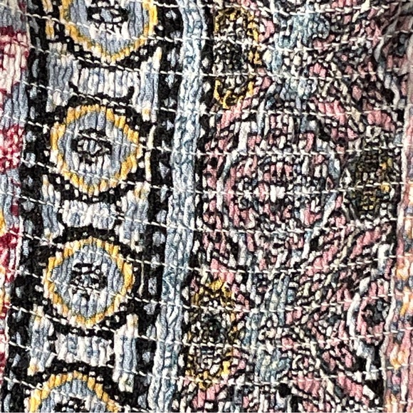 Rose & Grace multi colored print top XL - Picture 3 of 9